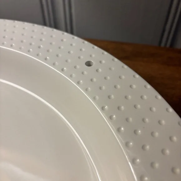 Nora Fleming round Swiss dot platter - Picture 3 of 6